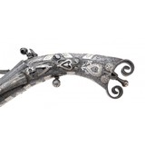 "Beautiful Early Large Scottish Pistol by John Campbell of Doune (AH6514)" - 4 of 8