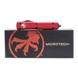 "Microtech Ultratech D/E Red Knife (K2450) New" - 4 of 5