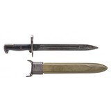 "WW2 USGI M1 bayonet & scabbard (MEW4056)" - 1 of 2