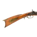 "American Full stock percussion rifle with R.& W.C. Biddle & Co. Lock .48 caliber (AL9990) Consignment" - 8 of 9