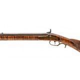 "American Full stock percussion rifle with R.& W.C. Biddle & Co. Lock .48 caliber (AL9990) Consignment" - 6 of 9