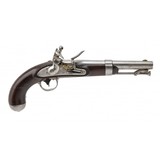 "U.S. Model 1836 flintlock pistol by R. Johnson .54 caliber (AH8626)" - 1 of 6
