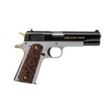"Custom & Collectable Firearms Colt Government 1911 Lone Star State Pistol .45 ACP (NGZ4613) New" - 1 of 3