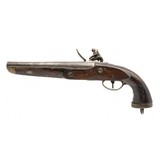 "Unmarked Belgian style Dragoon flintlock pistol .70 caliber (AH8670) CONSIGNMENT" - 4 of 7