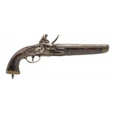 "Unmarked Belgian style Dragoon flintlock pistol .70 caliber (AH8670) CONSIGNMENT"