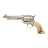 "Colt Single Action Army Custom Engraved Revolver .22 Hornet (C20110)" - 1 of 6