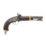 "French Model 1837 Naval & Marine percussion pistol .60 caliber (AH8663) CONSIGNMENT" - 1 of 6