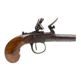 "Belgian Flintlock Muff Pistol .36 caliber (AH8658) CONSIGNMENT"