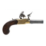 "English flintlock Muff pistol .50 caliber (AH8659) CONSIGNMENT" - 1 of 6