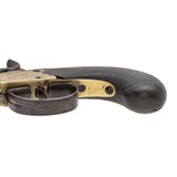 "English percussion muff pistol with bayonet .45 caliber (AH8676) CONSIGNMENT" - 5 of 6