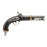 "French Model 1837 Marine Navy Percussion Pistol .60 caliber (AH8664) CONSIGNMENT" - 1 of 6