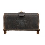 "Indian Wars Mckeever Model 1874 pistol cartridge box with .45LC (MM5326) CONSIGNMENT"