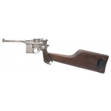 "Mauser C96 Red 9 Broomhandle Pistol 9mm (PR68284) Consignment" - 3 of 13