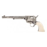 "Colt Single Action Army 1st Gen Jerome Harper Engraved .45LC (C20145)" - 1 of 10