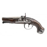 "Unique French Percussion pistol by Duval (AH8362)" - 1 of 6