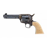 "Colt Single Action Army 2nd Gen Engraved Revolver .45 LC (C20167)" - 1 of 5