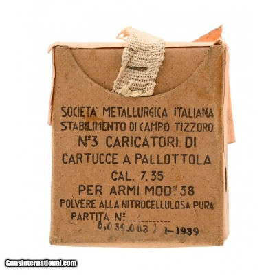 "Box of 7.35 Carcano (AM2013)"