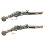 "Beautiful Pair of Wheel Lock Puffer Pistols (AH8710)"