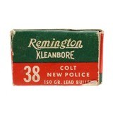 "Box of .38 Colt New Police Kleanbore (AM2007)" - 3 of 3