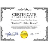 "(SN: CNC0424) Custom & Collectable Kimber K1911 Stainless Deluxe Pistol .38 Super (NGZ4857) New" - 4 of 4