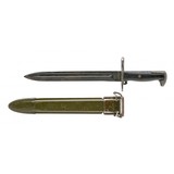 "US 1943 M1 Garand Bayonet W/Scabbard (MEW4219) Consignment" - 2 of 2