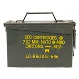 "7.62MM Nato M80 Ball 180 Rounds (AM1785)" - 1 of 5