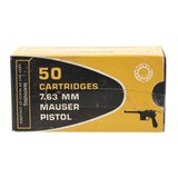 "Century Arms 7.63 mm Mauser 50 Rounds (AM1983)"