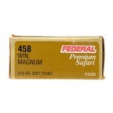 ".458 Federal Winchester Magnum Soft Point Ammo (AM2168)" - 4 of 4