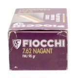 "Fiocchi 7.62 NagantFMJ 98 GR Ammo 50 Rounds (AM2102)" - 3 of 3