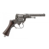"Excellent Cased Engraved Perrin Revolver (AH8184)" - 10 of 11