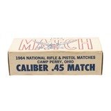 "National Match 1964 M1911 .45 ACP Ammo (AM2035)" - 2 of 4