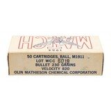 "National Match 1964 M1911 .45 ACP Ammo (AM2035)" - 4 of 4