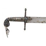 "Unique Trabzon Ottoman Garniture of Pistols, Sword, Belt and Knives (AH8482)" - 19 of 24