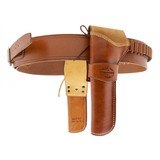 "Texas Jack Leather Belt & Dual Holster Rig (MIS3381)" - 2 of 4