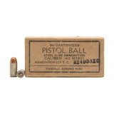 "WW2 Evansville Ordnance Pistol Ball .45 ACP Ammo
(AM2044)"