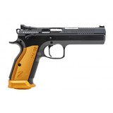 "(SN: H311148) CZ 75 Tactical Sport 2 Orange Pistol .40 S&W (NGZ5110) New" - 1 of 3