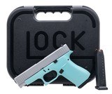 "(SN: BYKD969) Glock 48 Diamond Blue Pistol 9mm (NGZ4735) New" - 2 of 3