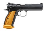 "(SN: H311148) CZ 75 Tactical Sport 2 Orange Pistol .40 S&W (NGZ5110) NEW DTX" - 1 of 3