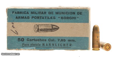 "Fabrica Militar 7.65 mm 50 Rounds (AM1986)"