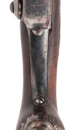 "Pair of Silver Mounted Queen Anne Pistols by Gandon W/ Grotesque (AH8737)" - 7 of 13