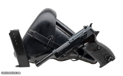 "WWII German cyq Code P.38 Semi-auto pistol 9mm (PR70577)"