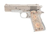 "Colt Custom Engraved Commander Pistol .45 ACP (C20471)" - 2 of 6