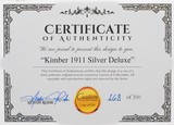 "(SN: CNC0432) Custom & Collectable Kimber K1911 Stainless Deluxe Pistol .38 Super (NGZ5013) New" - 4 of 4