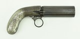 "Unmarked Blunt and Symms Pepperbox Revolver. .31 Caliber (AH4255)"