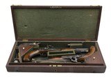 "Beautiful Set of Percussion Pistols by H. T. Cooper of New York (AH8347)" - 15 of 17