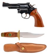 "Smith & Wesson 19-3 Texas Ranger Commemorative Revolver & Knife .357 Mag (PR70524)"