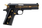 "(SN: OYO221) Talo Colt 1911 Black & Gold Pistol .38 Super (NGZ5230) New" - 1 of 3