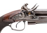 "Beautiful Over Under Howdah Flintlock Pistol by Prosser (AH8754)" - 2 of 9