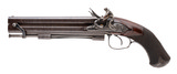 "Beautiful Over Under Howdah Flintlock Pistol by Prosser (AH8754)" - 3 of 9