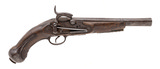 "Spanish 1780 style converted percussion pistol marked “Dragoon of the King" .75 caliber (AH8851)" - 1 of 8